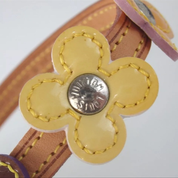 Authentic Louis Vuitton Flower Lexington Vernis Choker Bracelet - Picture 6 of 11